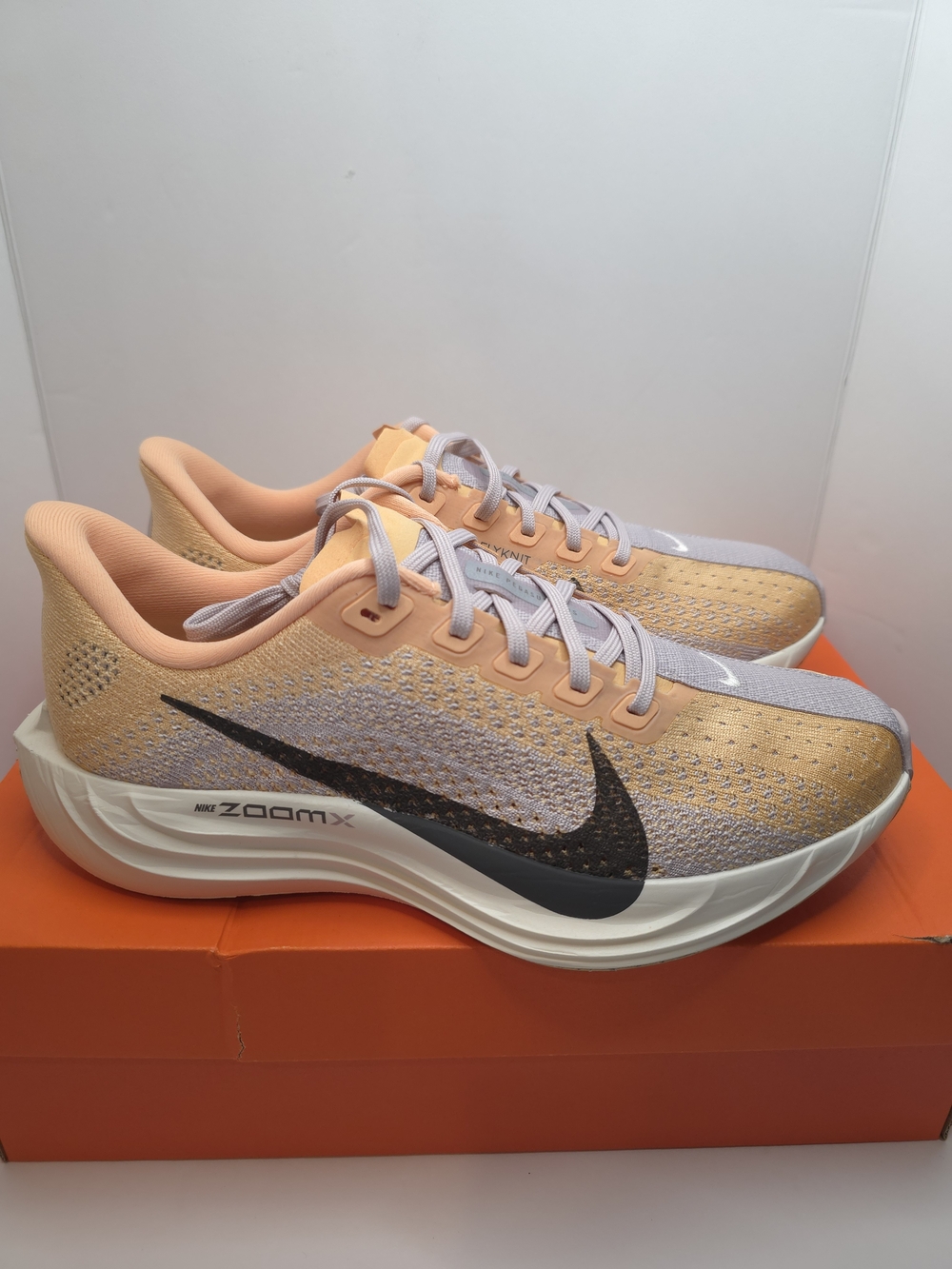 Nike Pegasus Plus Orange Chalk Cave Stone Road Running FQ7261-702 Women’s Sz 8